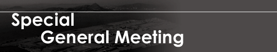 Special General Meeting